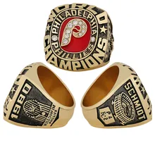 MLB 1980 Philadelphia Championship Ring Alloy Diamond Set Men's Ring Jewelry Fashion Jewelry Manufacturers Wholesale