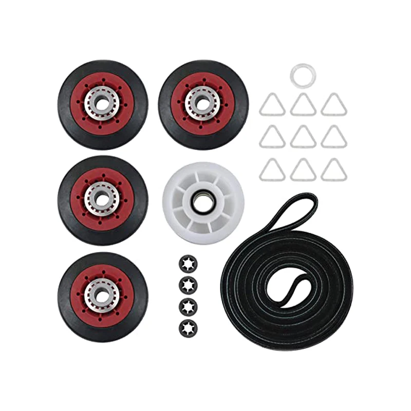 Dryer Repair Kit  WPW10314173 Drum Roller & 661570V Dryer Belt & 279640 Idler Pulley Dryer parts 4392067 manufacture