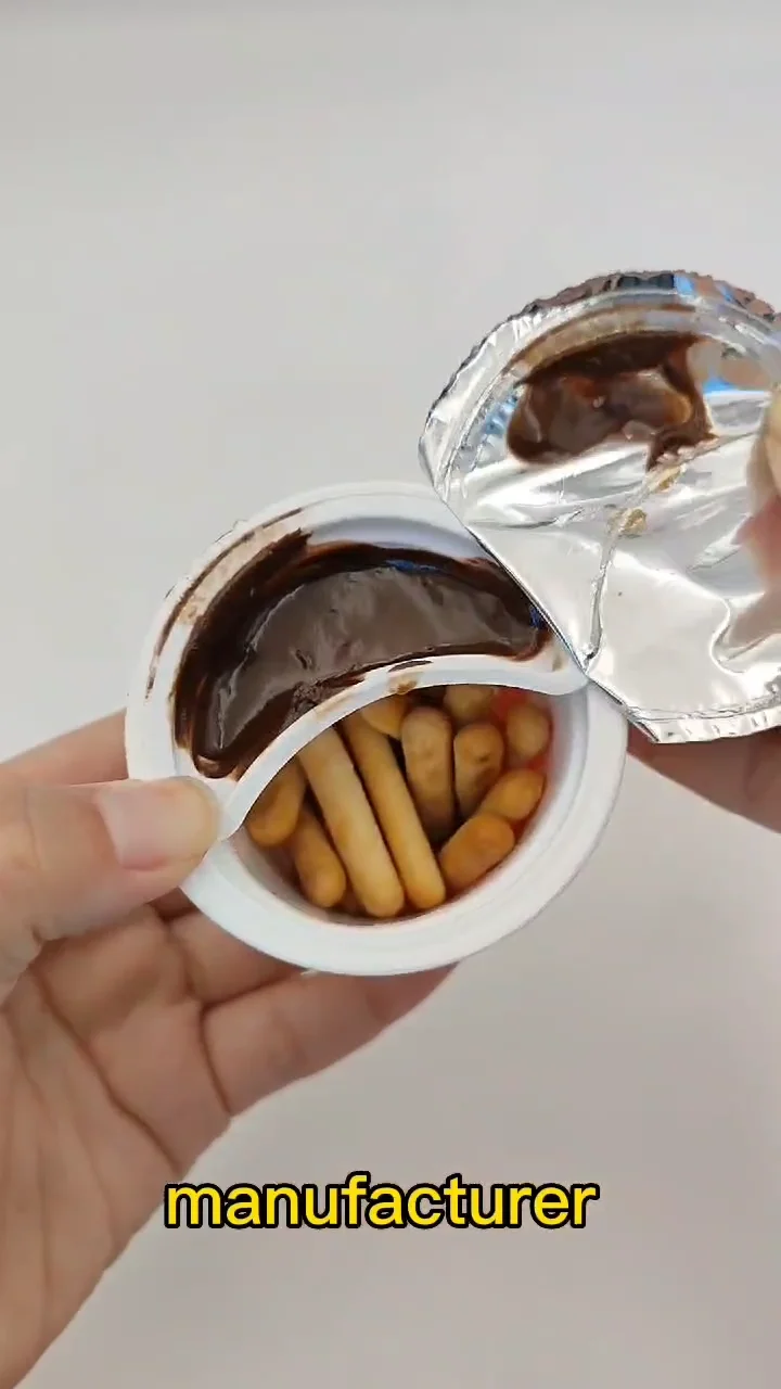Hot Sell Halal Chocolate Cream Biscuit Stick Cup Dip Choco Jam Dessert