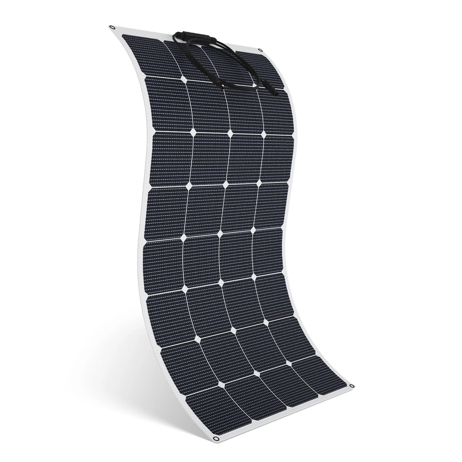 New Style 18V 100W 110W Flexible Solar Panel with Grid Surface SunPower Monocrystalline Cell NEW ETFE Technology