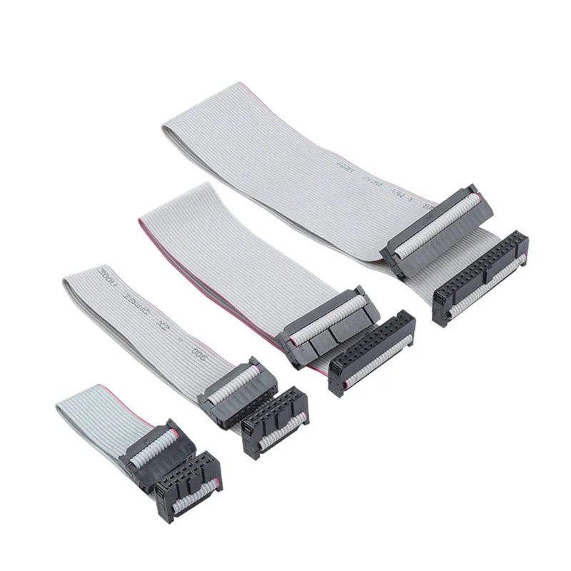 10 Pin Flexing Flat Ribbon Cable with 2x5 IDC Connector and Flat Ribbon Cable 2651 Flat Cable 2.54mm/2.0mm/1.27mm Ribbon Cable