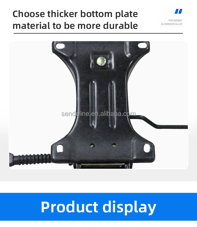 160mm Diameter 2.0mm Thickness 100X100cm Hole Size Iron Office Chair Mechanism with Handle Adjustment