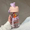 Taza de té floral rosa.. tamaño grande
