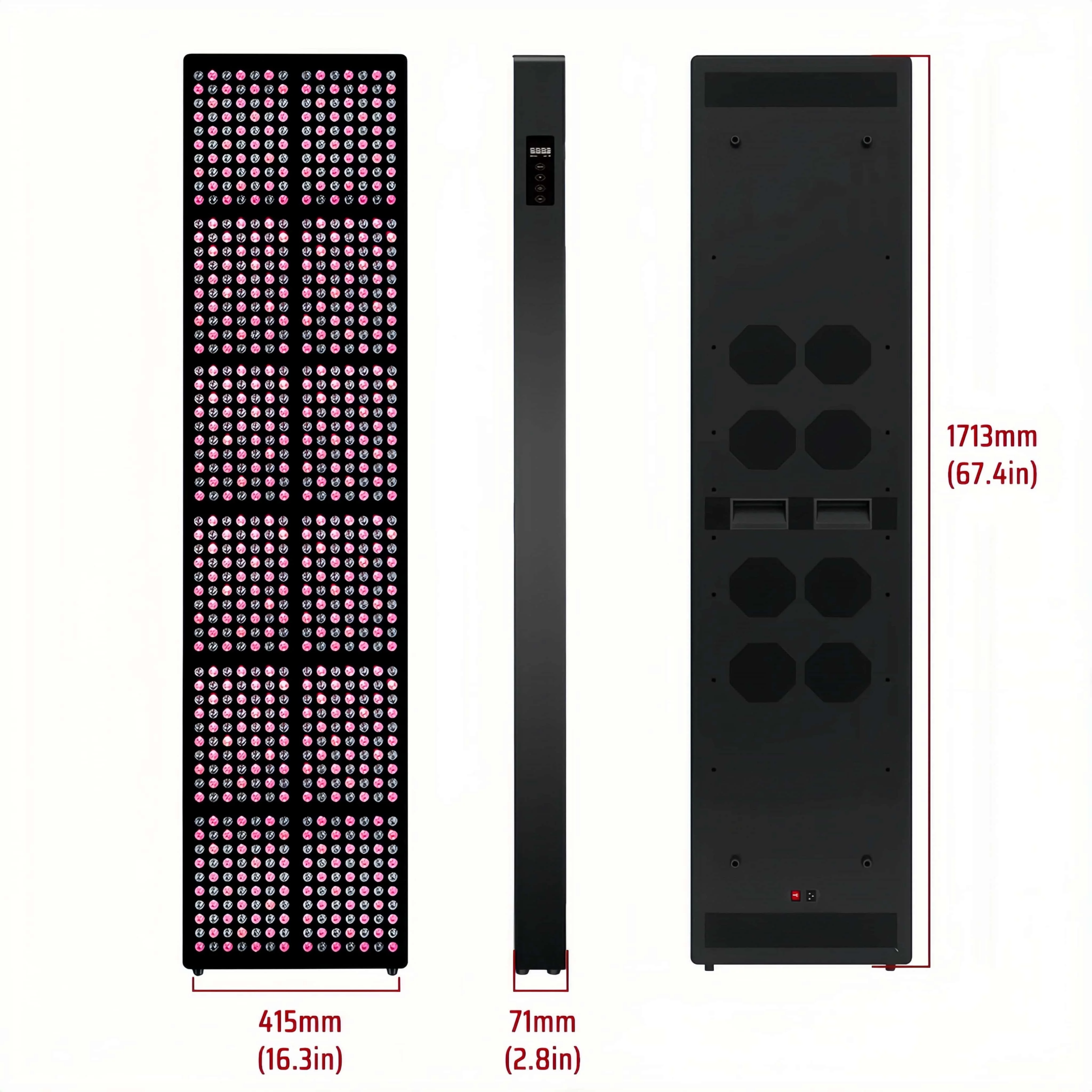 3600W LED Red Light Therapy Panel Bed 660nm 850nm Near Infrared Lamp 630nm Wavelength PDT Device Machine Home Use Standing Type