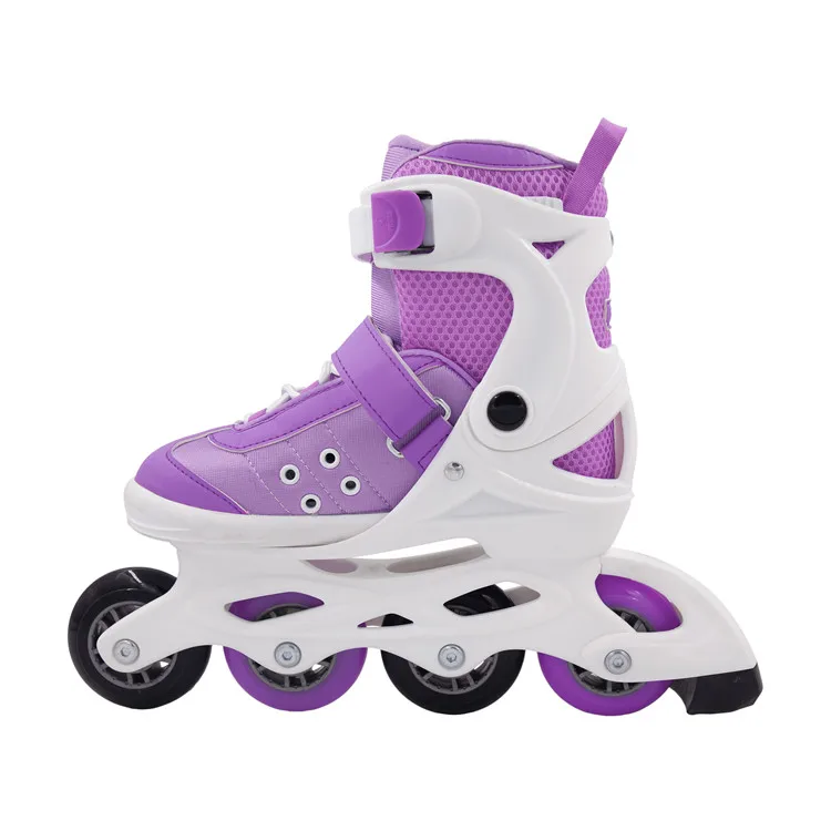 Top Sell OEM Kids Child Junior Teen Baby Inline Skate Shoes With Semisoft Lasting Toe Cap Adjustable Sizes Breathable Liner