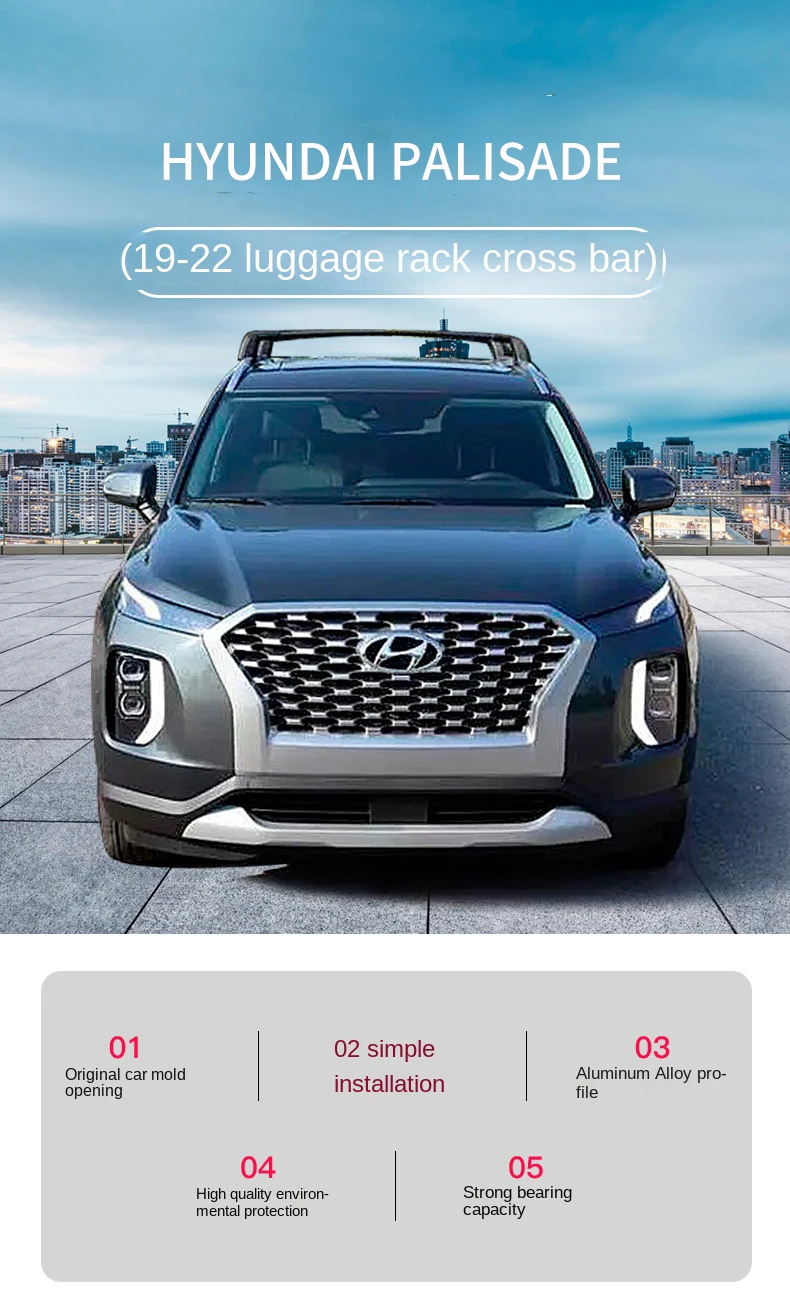 Carrier Luggage Rack Aluminum Alloy Bracket Cross Bar Car Roof Rack For