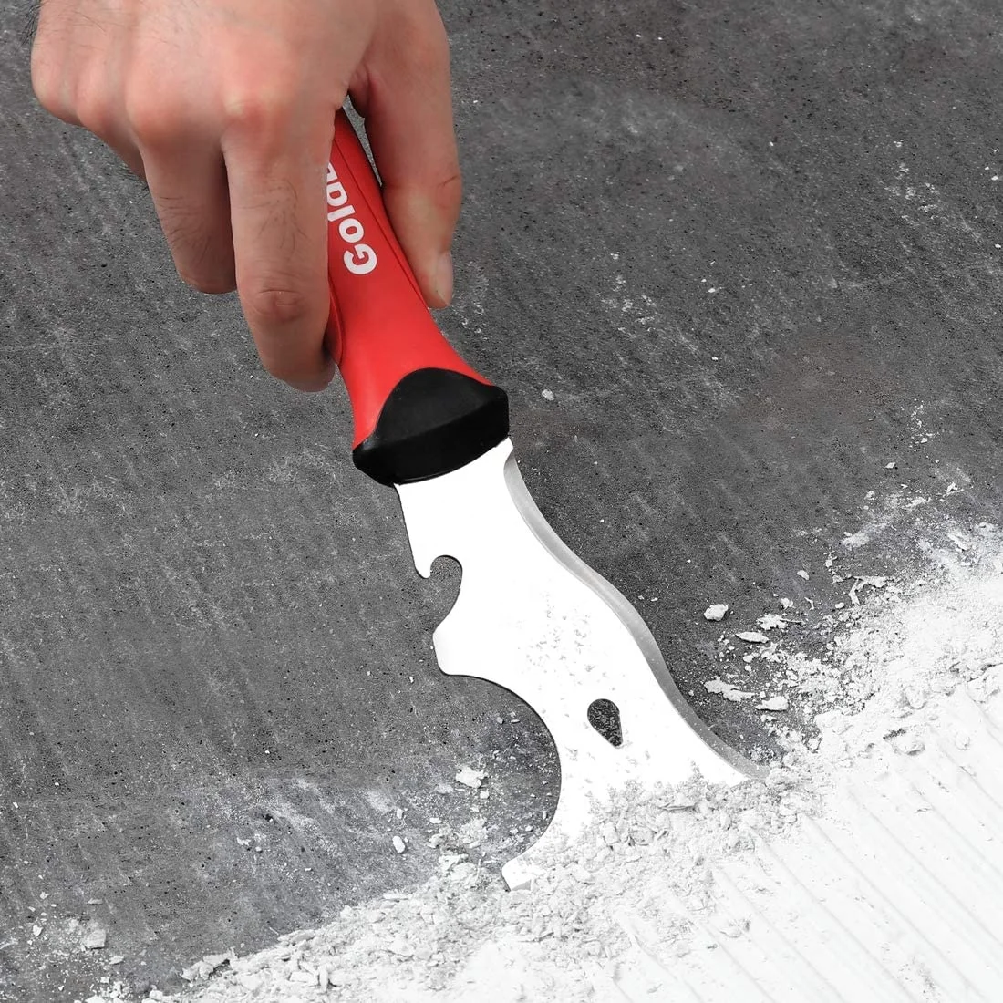 Raschietto Per Pittura 9-in-1 Goldblatt 2PZ In Acciaio Inox - Strumento Multiuso Per Pittori