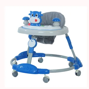 Three-in-One Multi-Function Baby Walker Safe and Comfortable 360 Rotating Fashion Learning for Walking Durable Plastic Frame