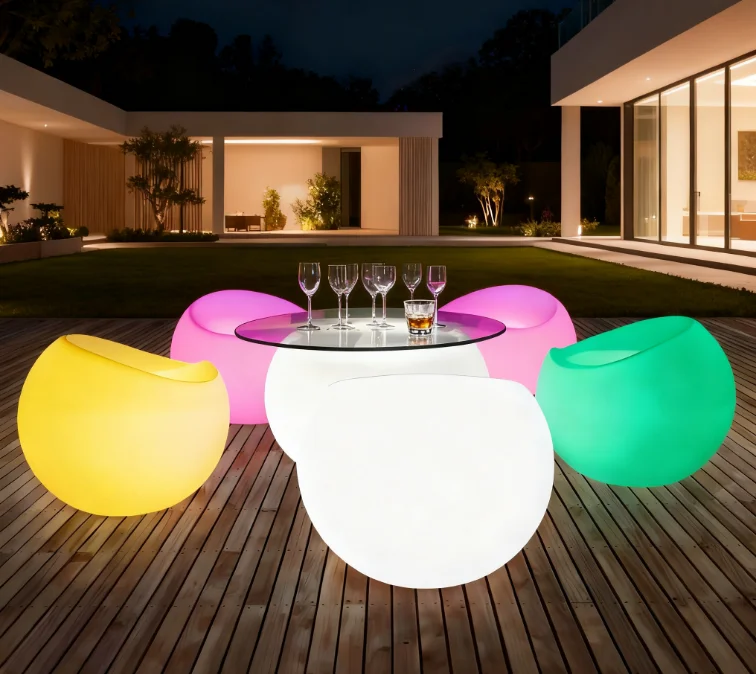 product 16 colors led sofa chair amazing led chairs and tables for bars ce rohs stool bar chairs-7