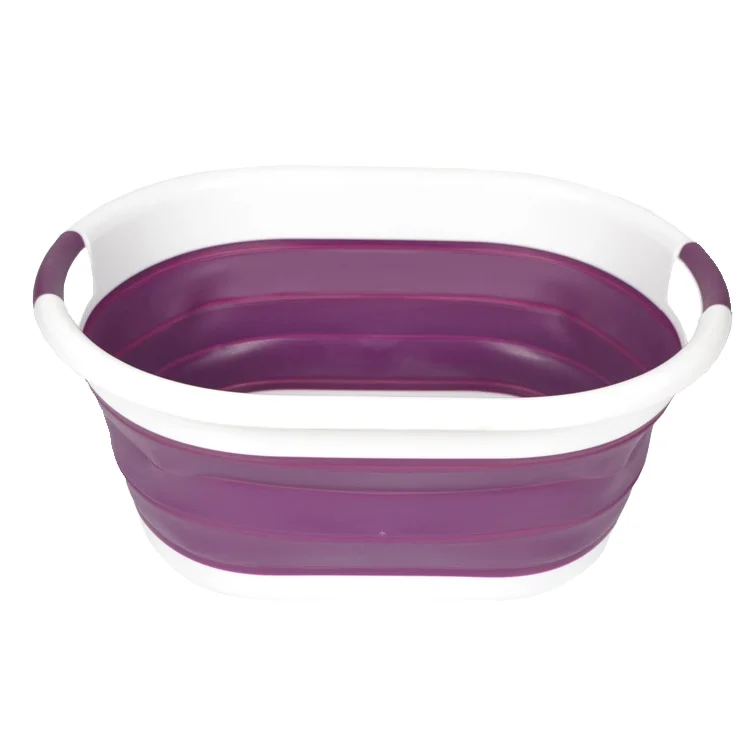 Корзина для стирки одежды складная силиконовая Пластиковая Складная корзина