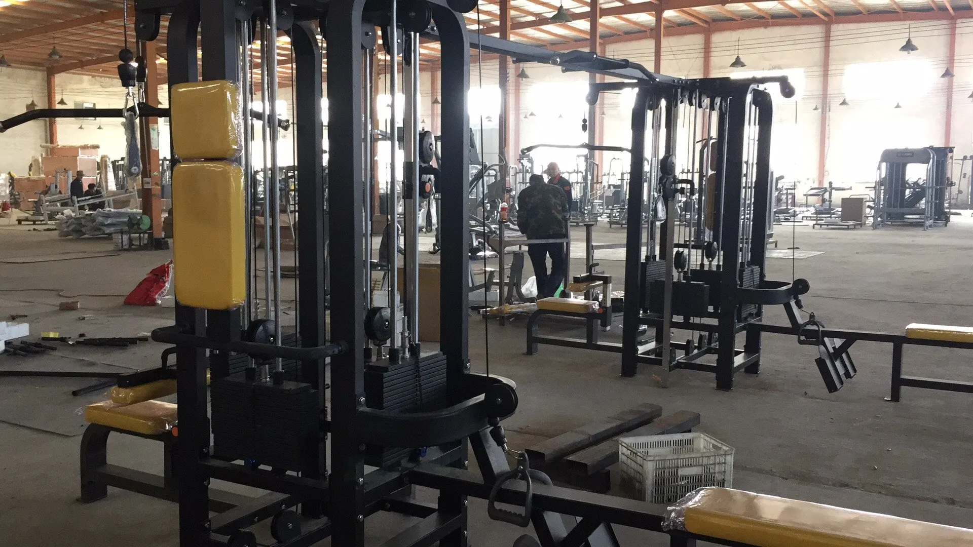 LAND Fitness Multi Jungle 8 Station Stacks Commercial Unisex Gym Machine with 100kg+80kg Weight Stack