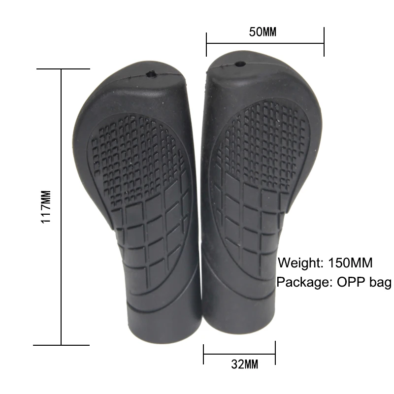 Ergonomic and Comfortable Rubber Handlebar Cover for Bicycles, Suitable for BMX/MTB Road Bicycles