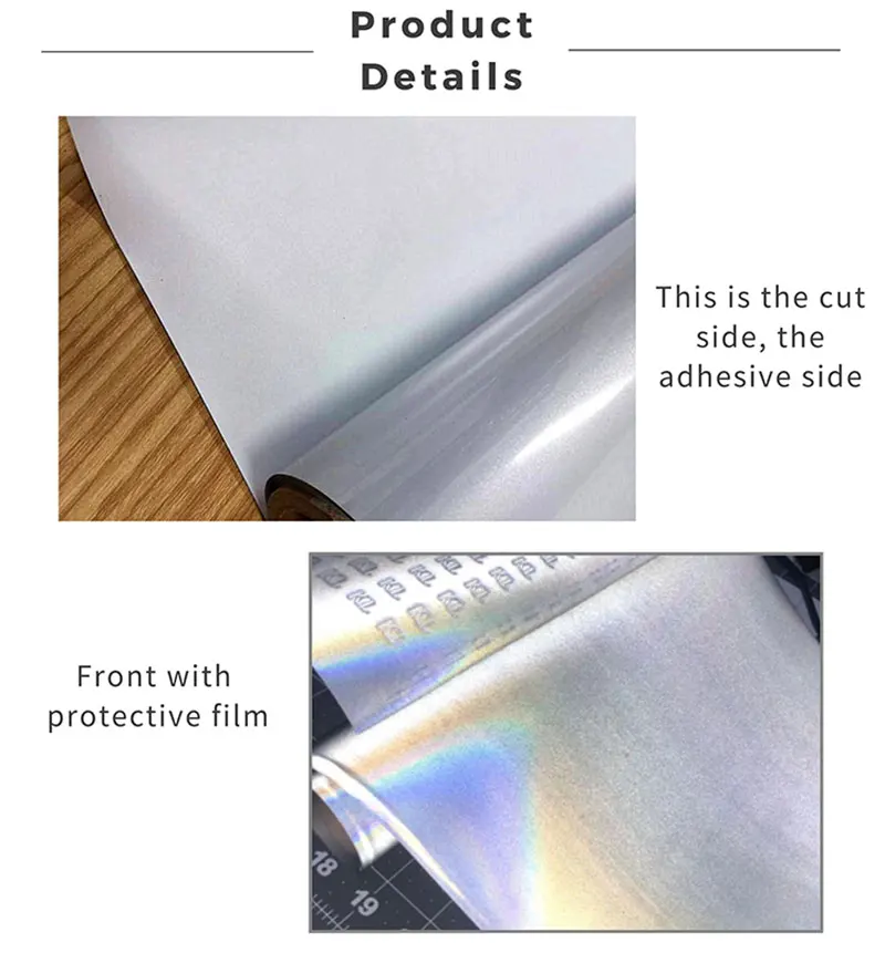 Shunaimei Free Sample Only Reflective Material Textil Htv Vinyl Rolls Reflective Vinyl Htv for Cutting Vinyl