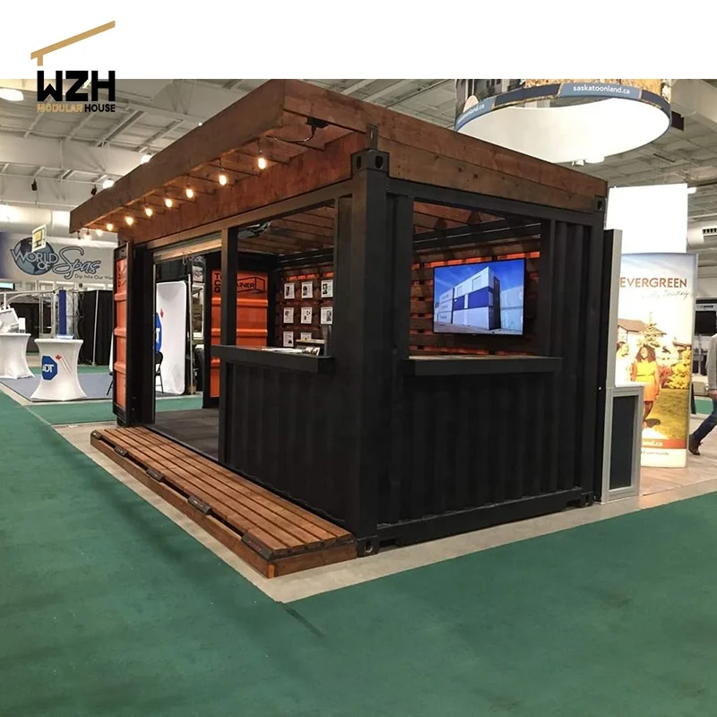 Luxury 40FT Customized Design Shipping Container Coffee Shop