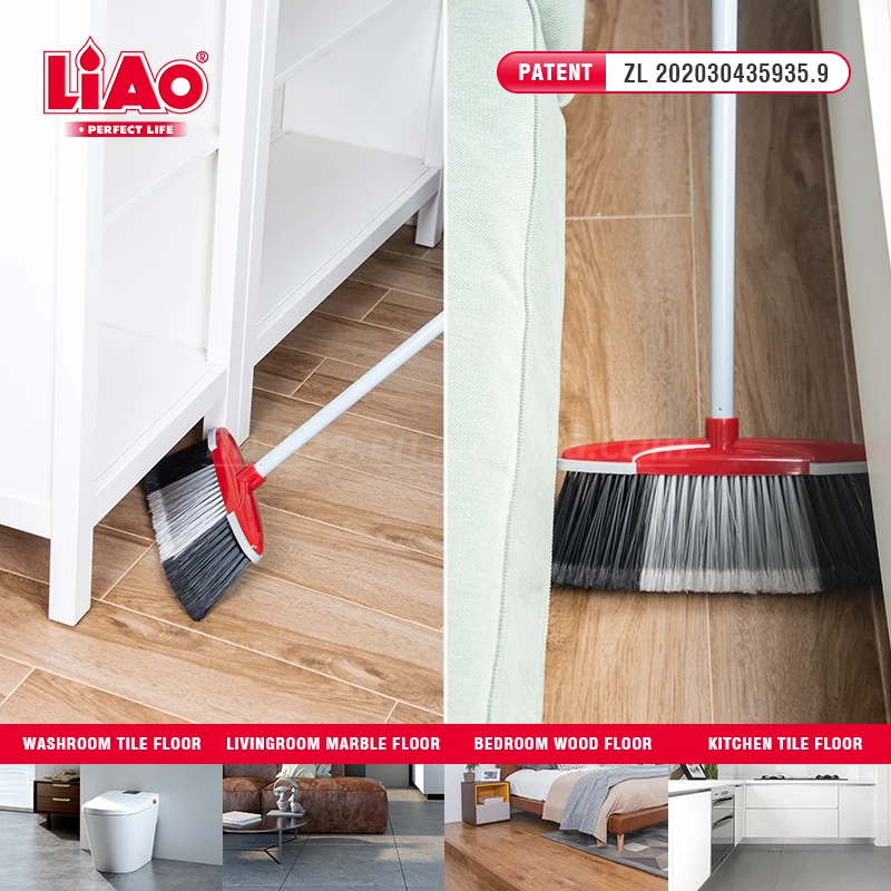 Balai à Soies De Chine - Manche En PP Avec Douille à Vis - Longueur 29 Cm Ou 38 Cm - Pour Nettoyage Précis - 10