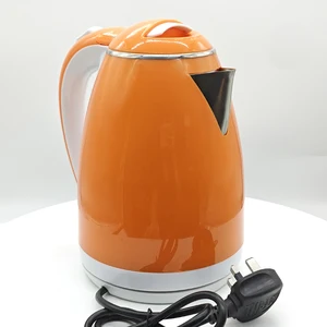 1.8L 110V Fast Boiling Electric Kettle Double Wall & Multi-Color Stainless Body for Household Use Popular in Modern Hotels