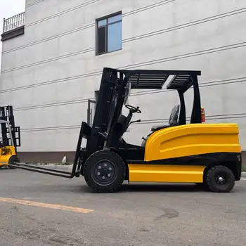 Clamp Attachment 4 Wheel Electric Forklift Truck Large Wheel Forklift Full Electric Pallet Portable Electric Forklift