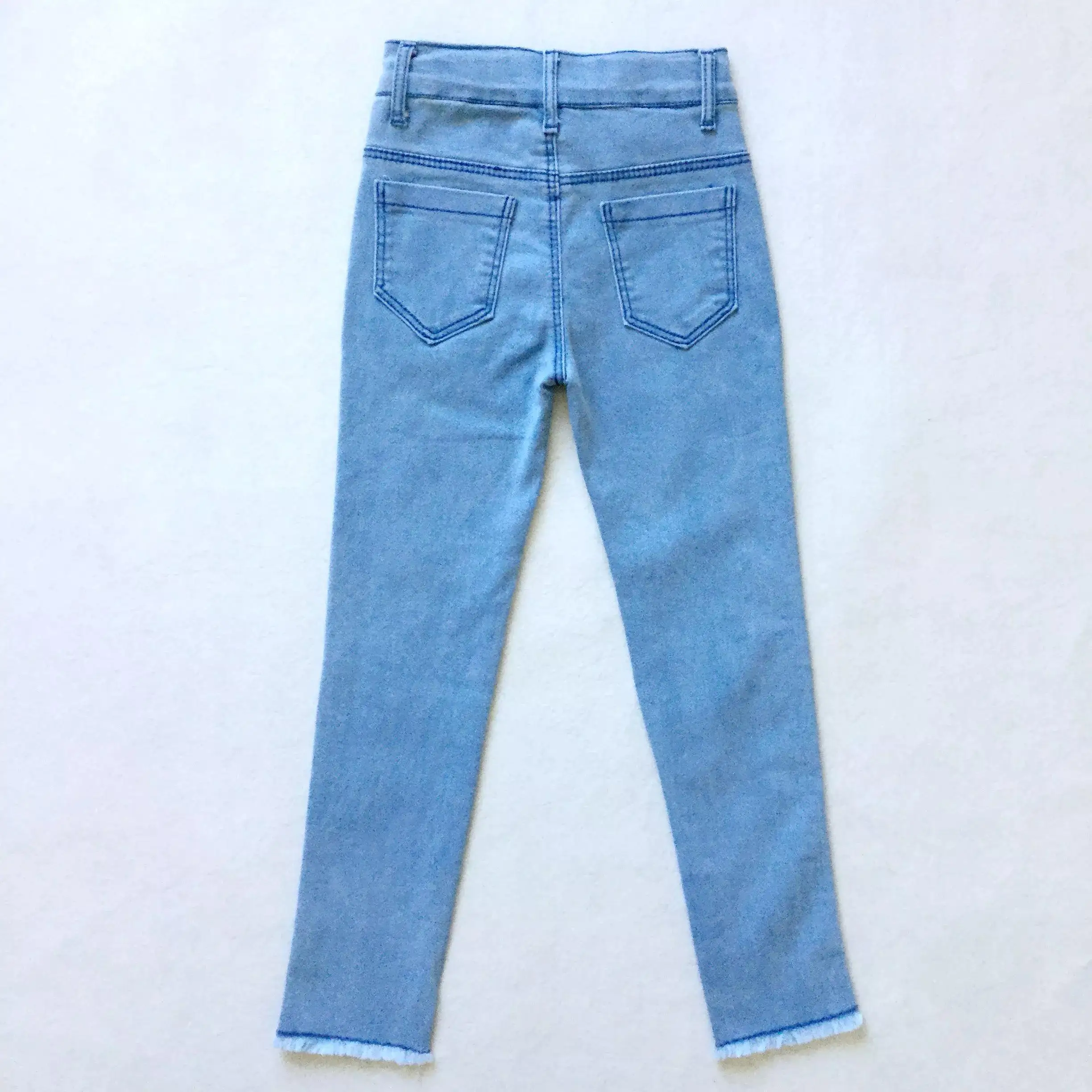 Factory Wholesale Price Kids Girls Jeans Children Pants Denim Trousers ...