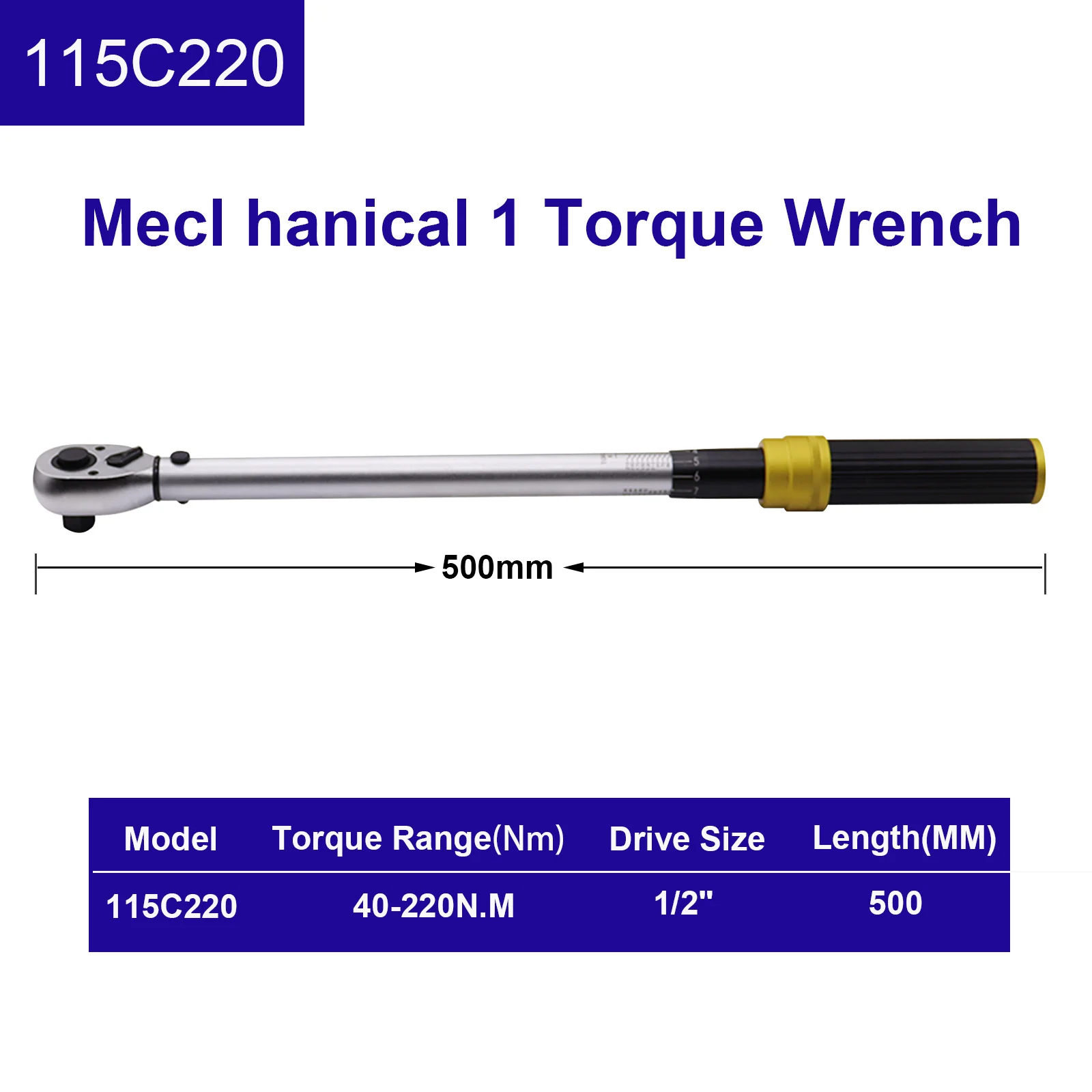 4220n.m Torque 1/2'' Drive Adjustable Torque Wrenches For Sale Buy