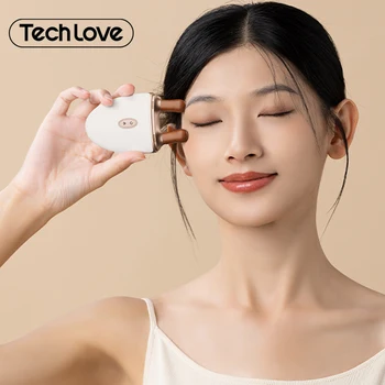 Techlove 2024 New Arrival Electric Eye Massager Mini Eyes Wrinkle Dark Circles Removal Pen Arm Eye Nose Massager Skin Care Tools