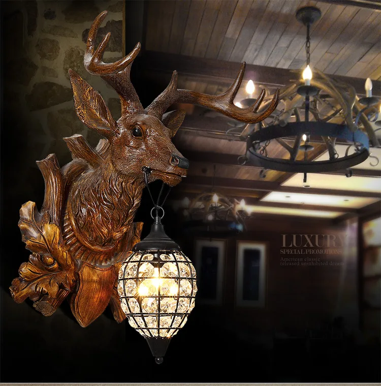 Рождественское настенное украшение, винтажные настенные конусы, лампа, внутреннее освещение