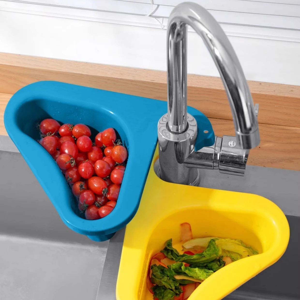 20 Years Production Experience Multi Function Colanders Strainers Sink Strainer Vegetable Fruit Rice Strainer Swan Drain Basket