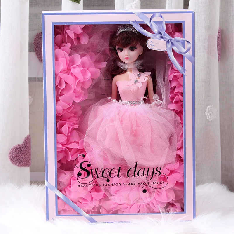 Милые игрушки для девочек 2022, свадебная длинная кукла, игрушки для маленькой девочки, танцевальный подарок, эльф, принцесса, подарочный набор, кукла Барби, игрушки для свадебного платья