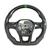 Carbon Grip+Perforated Leather+Green Stripe+Green