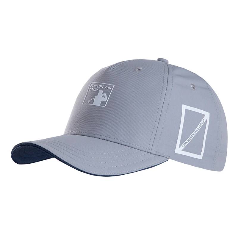 New arrive 100% polyester quick dry fabric 5 panel golf hat can custom logo and color sports cap bas