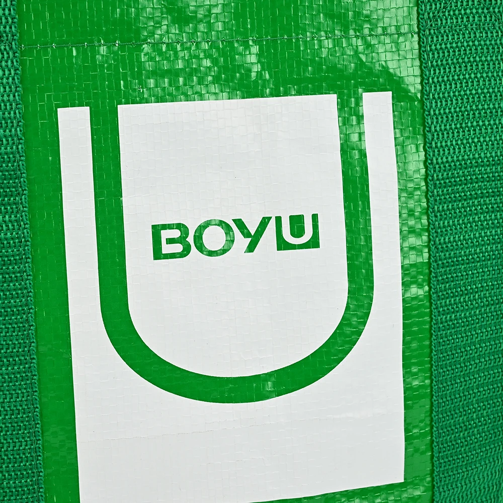 Custom Recycled PP Woven Shopping Tote Bag Eco-Friendly Reusable Grocery Bag with Logo Laminated Waterproof and Durable factory