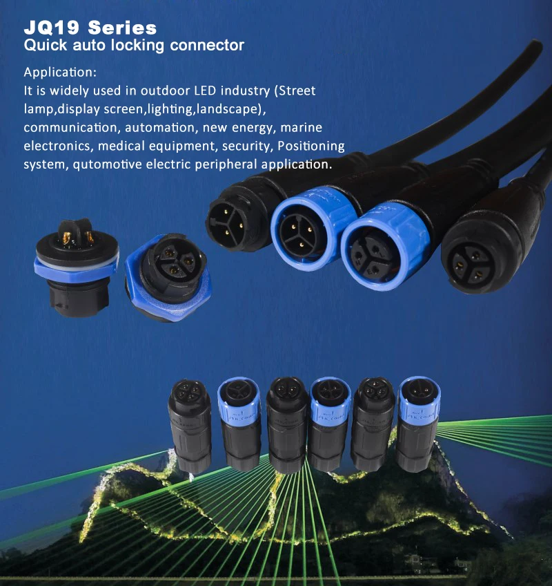 Different Sizes And Types Ip67 Ip68 Power Electrical Cable 2 3 Pin 4