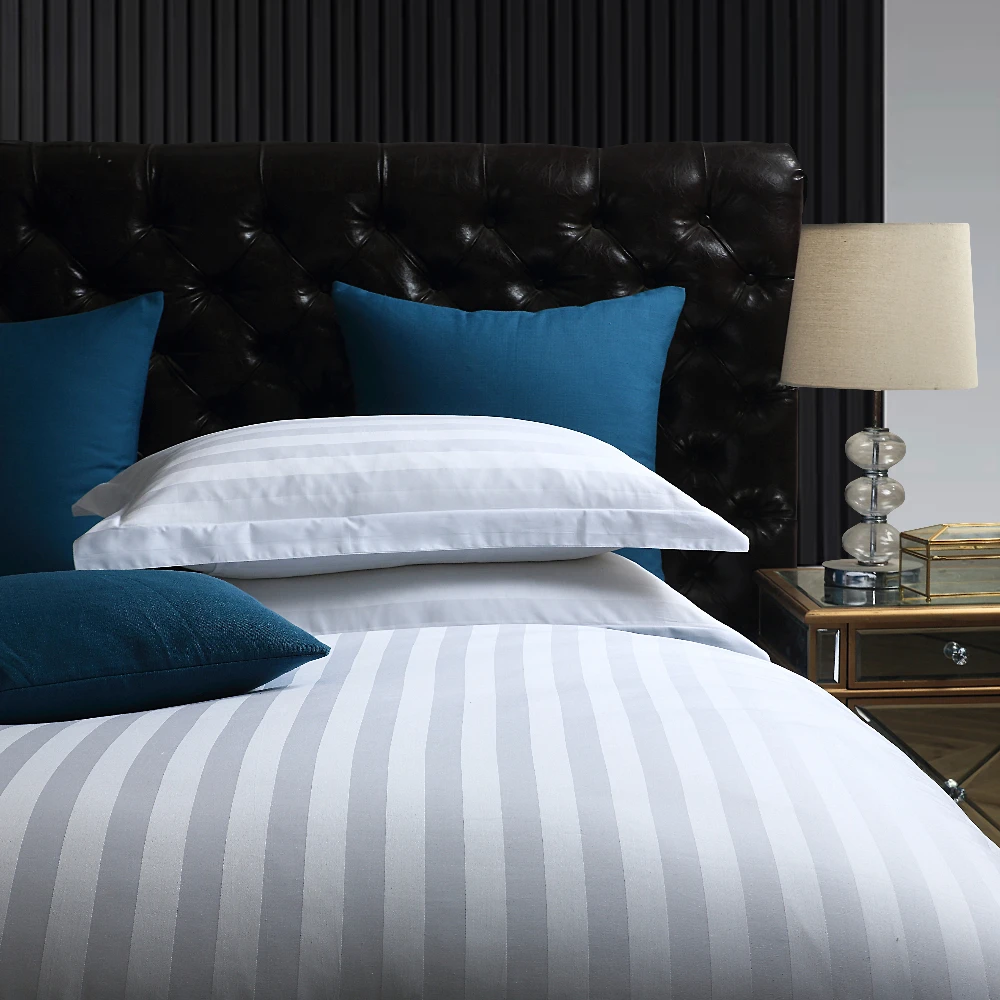 Professional 5 Star Hotel Bedroom Sheet Set Custom White Bedding Set ...