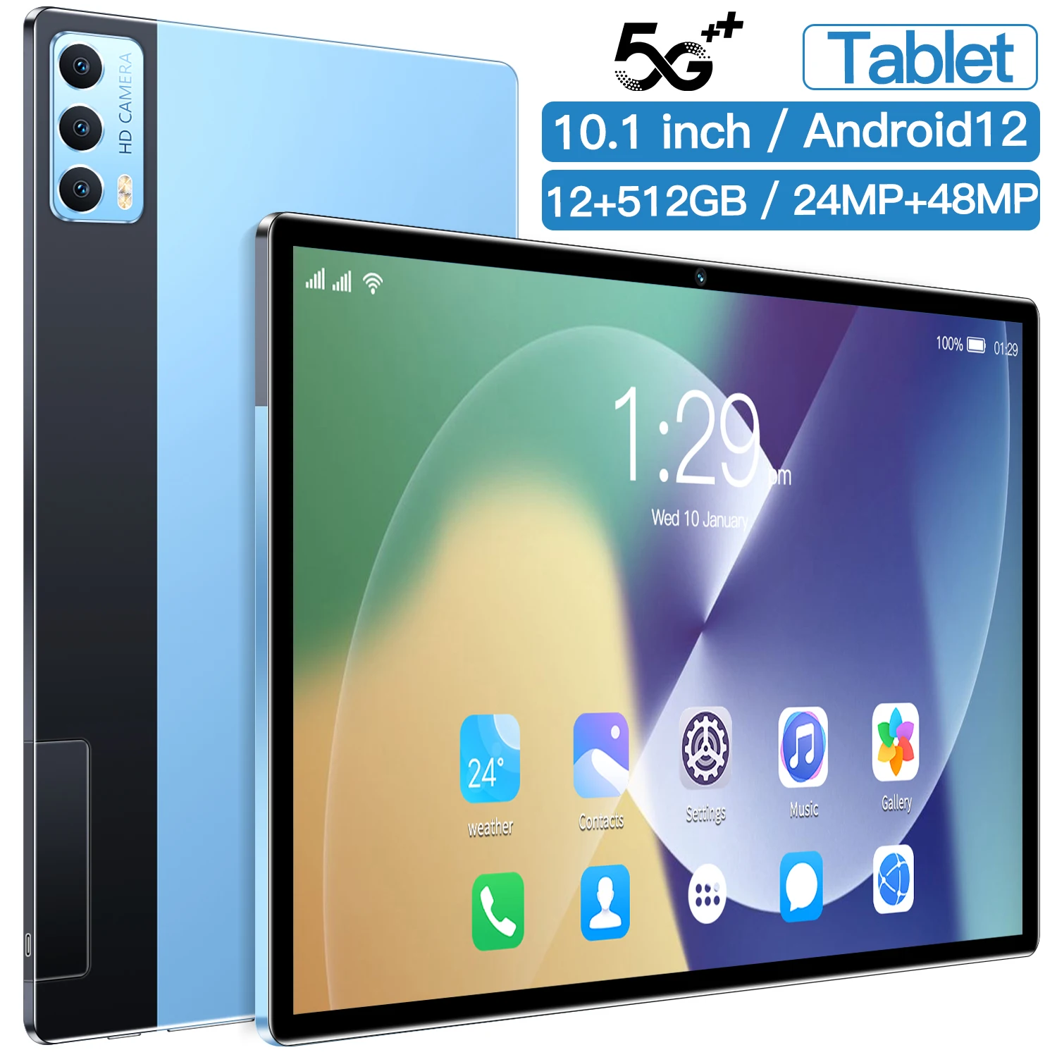 10.1インチ Androidタブレット 12GB RAM 128GB Amazon.co.jp: 10.1インチAndroid 12タブレット、スマート