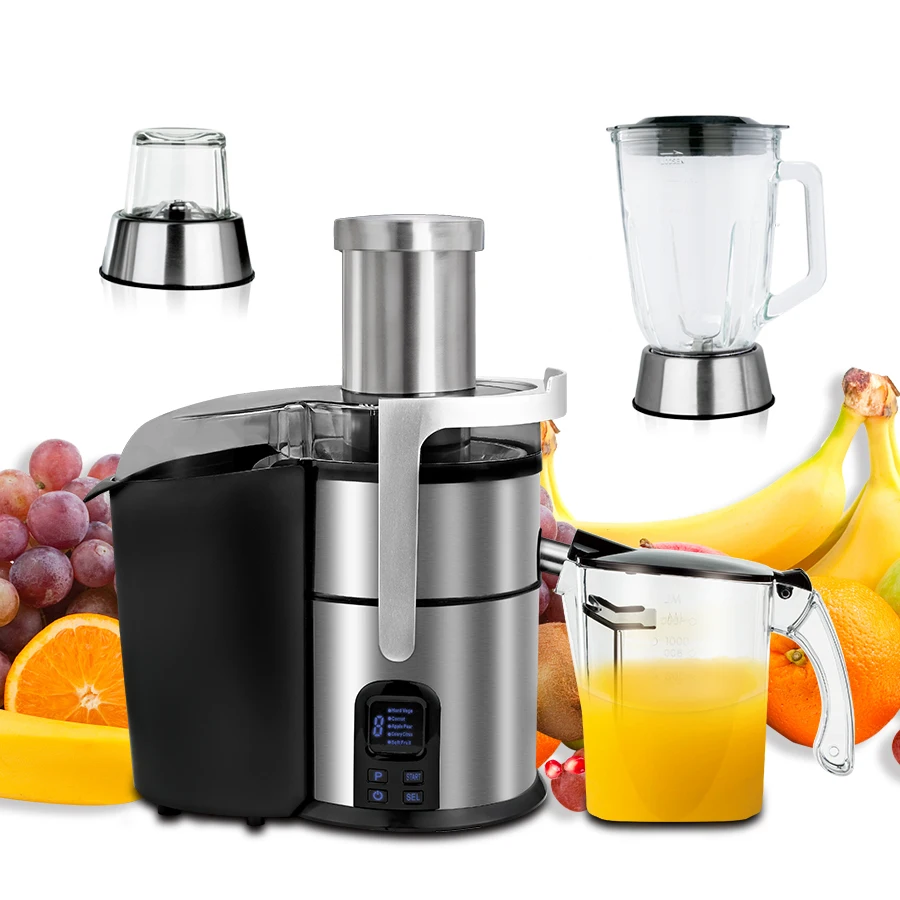 電気ブレンダーフードプロセッサー3 1多機能ジューサーグラインダー