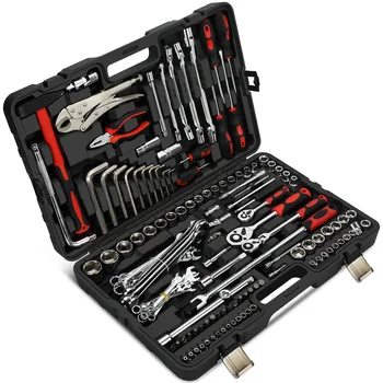 Professional 132 pcs home decoration tools hardware auto repair tool set