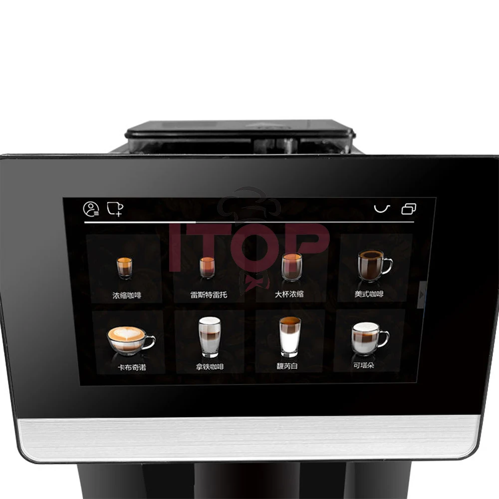 Fully Automatic 1350W Espresso Machine High Quality Industrial Digital Fully Automatic Cappuccino Espresso Coffee Maker Machine