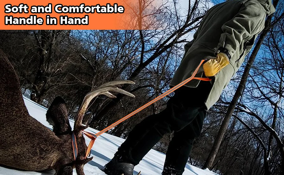 Wholesale Outdoor Hunting Gear Deer Drags Rope With Nonslip Handle