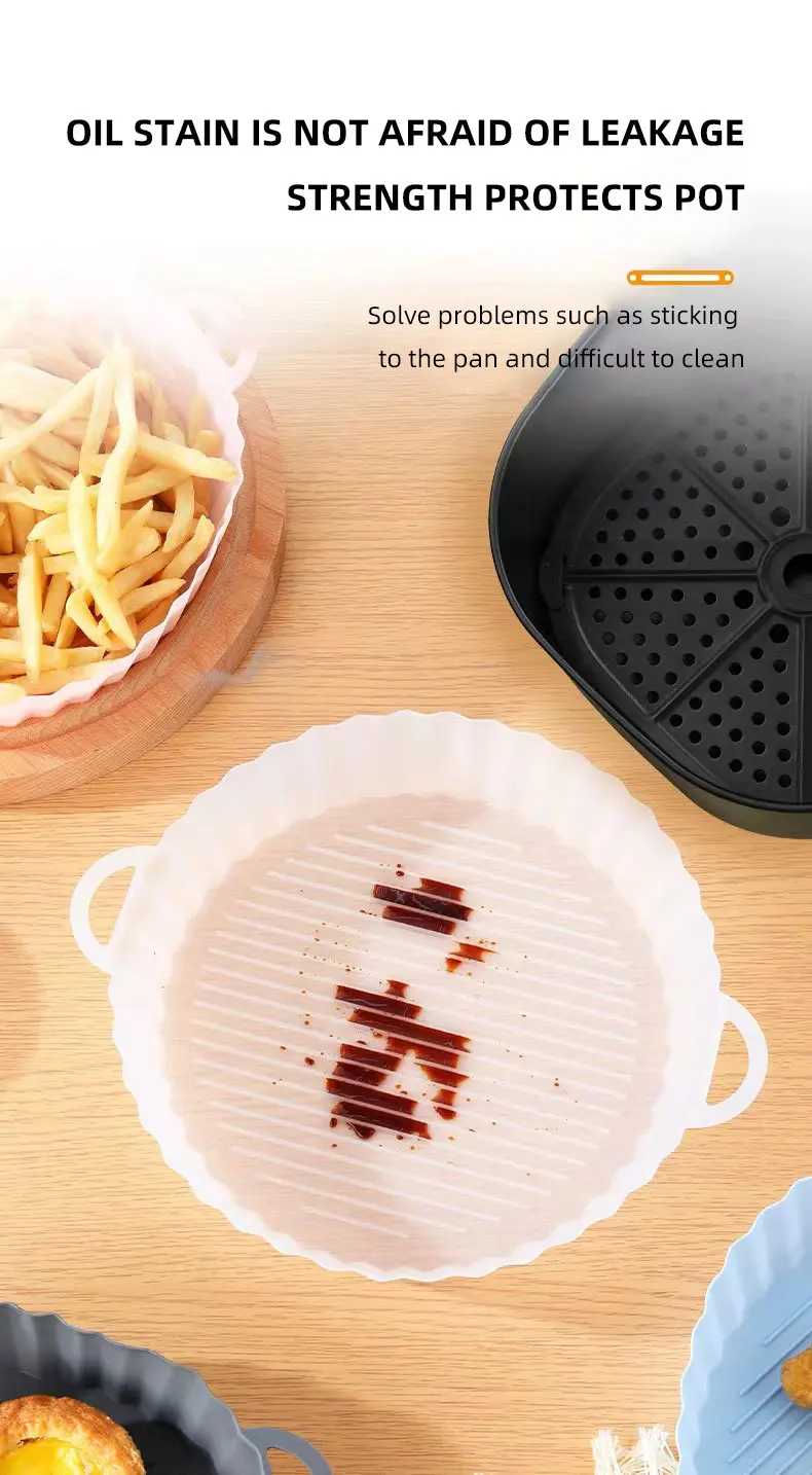 Moldes Airfryer Food Safe Silicone Air Fryer Utensils Silicone Liner