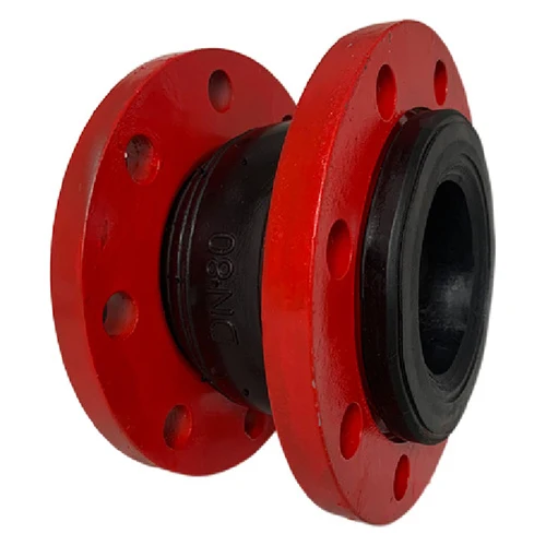 Rubber Expansion Joint Jiufu Epdm Nbr Nitrile Double Sphere Floating Stainless Steel Flange Rubber Expansion Joint