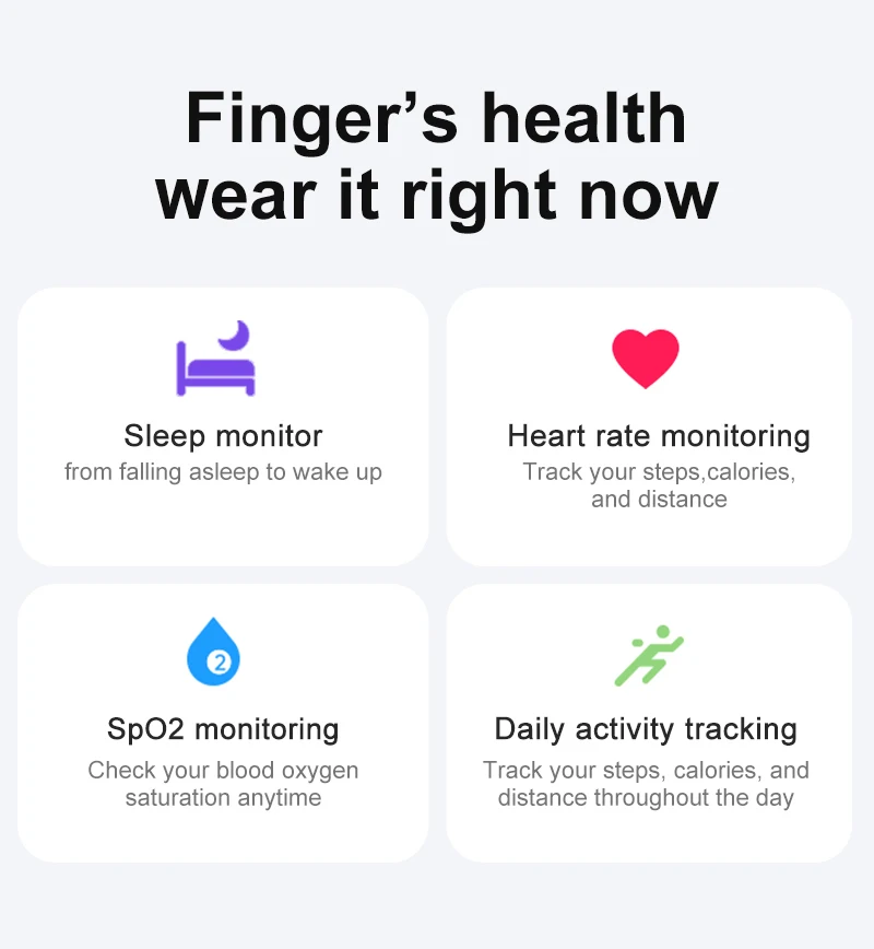 If you are searching for a supplier of a product with perfect quality control and highly competitive prices, which gives you an advantage in expanding your local market, then contact us now! Competitive suppliers of R02 Smart Finger Ring With Charging case Health Tracker Heart Rate Health Monitoring Monitoring Waterproof Sports Smart Rings