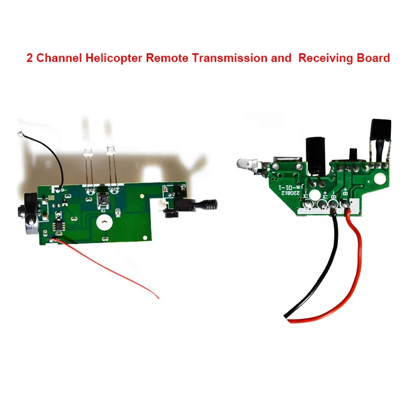 channel infrared transmitter receiver pcba induction rc helicopter flight  control board