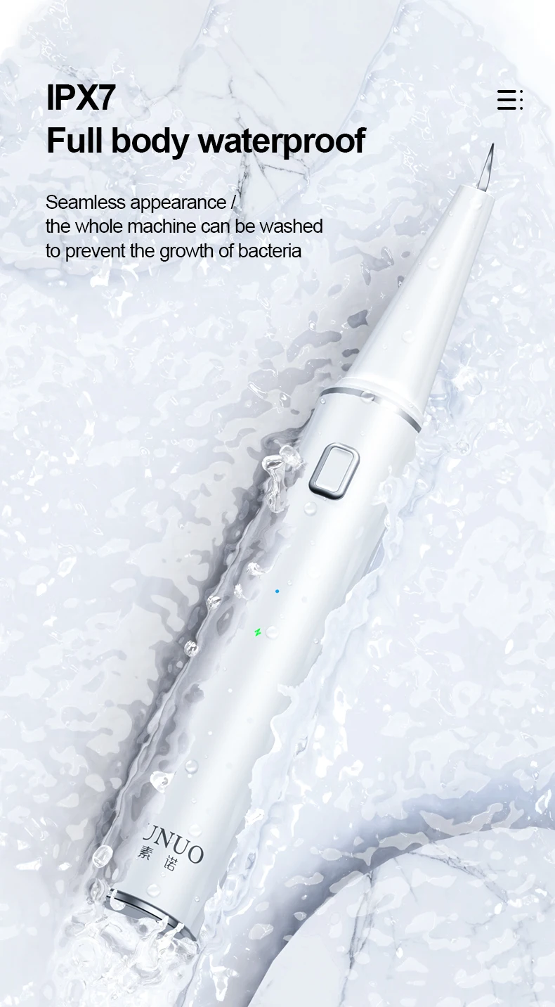 Sunuo T12 2021 New model wifi IPX7 42kHz visual ultrasonicelectric tooth dental calculus remover with camera