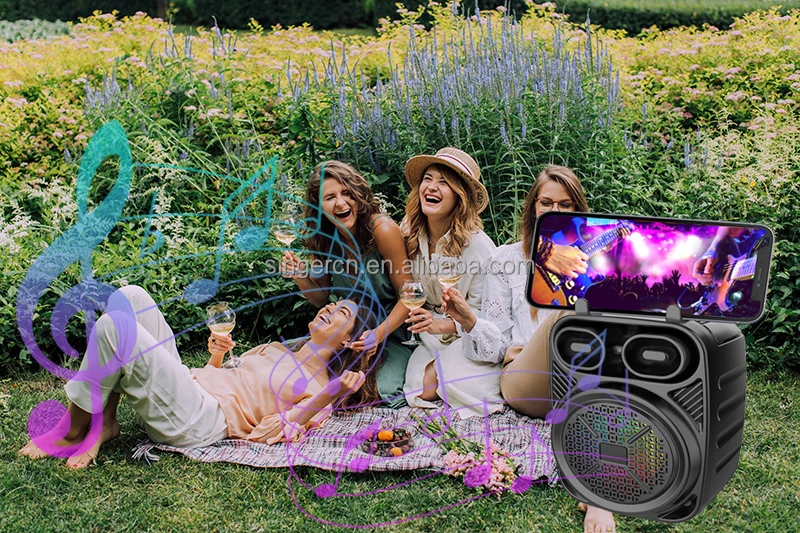 ZQS1496 Mini Bluetooth Speaker - Rechargeable Wireless FM Radio