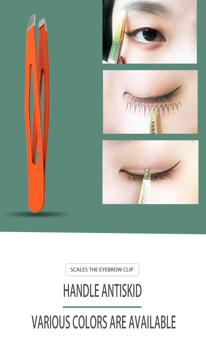 product china factory seller pointy eyebrow tweezers beauty tool eyebrow eyelash tweezers-4