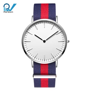 Iconic Elegant Man and Women Quartz Watch Nylon Bands  Factory Sale Directly  Best Price Wholesale Watch
