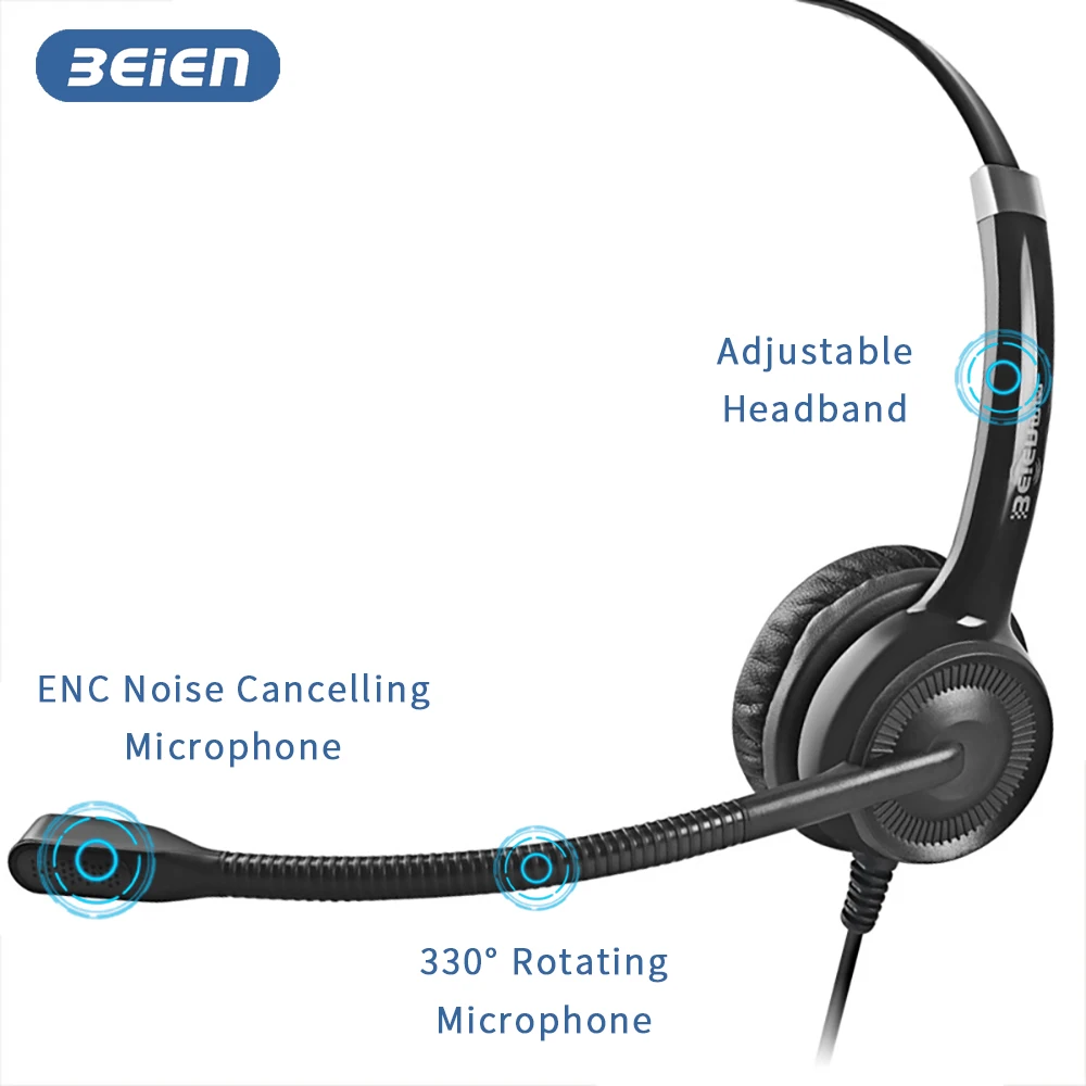Usb Headset Headphones With Mic For Conference Calls Wireless