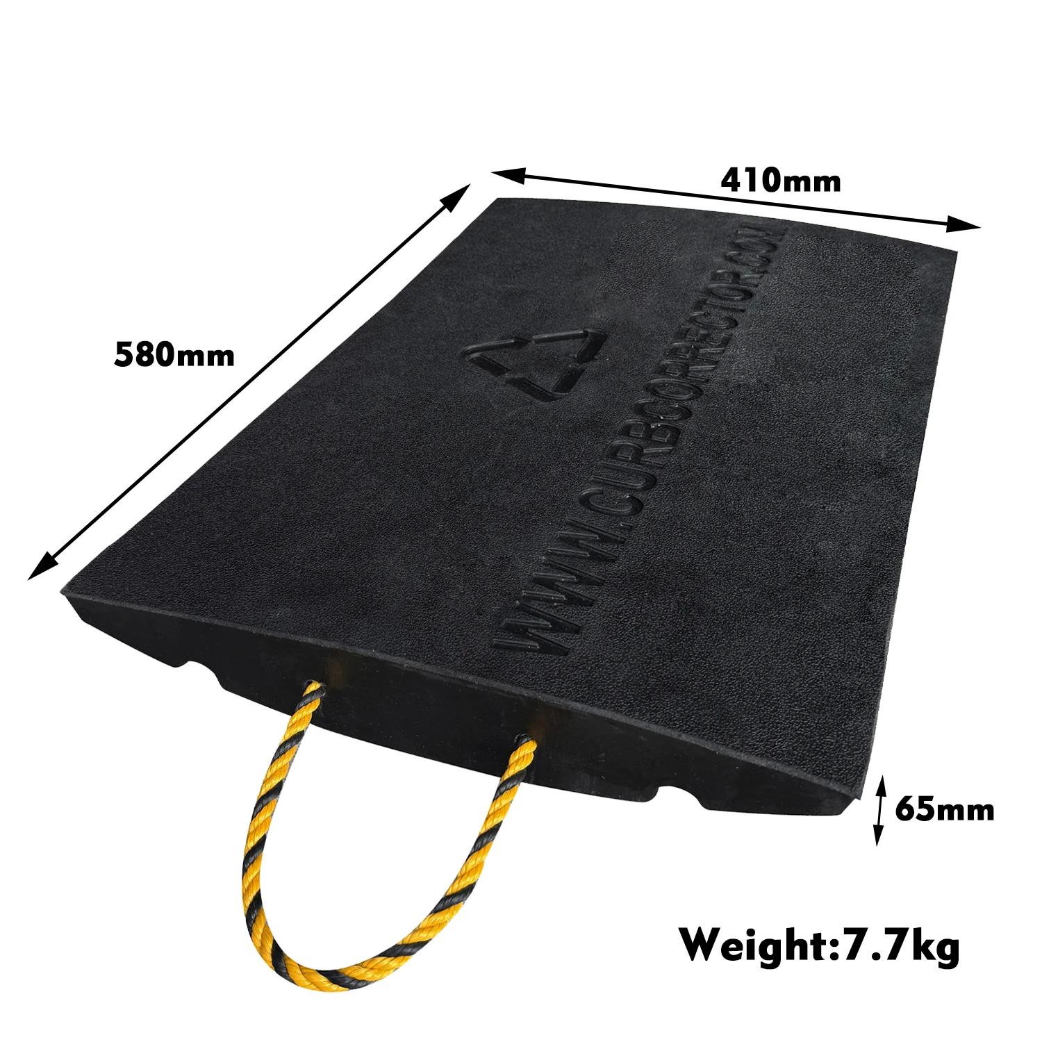 Heavy-Duty Solid Rubber Portable Ramp Premium Slope Road Threshold Product for Better Roadway Access details