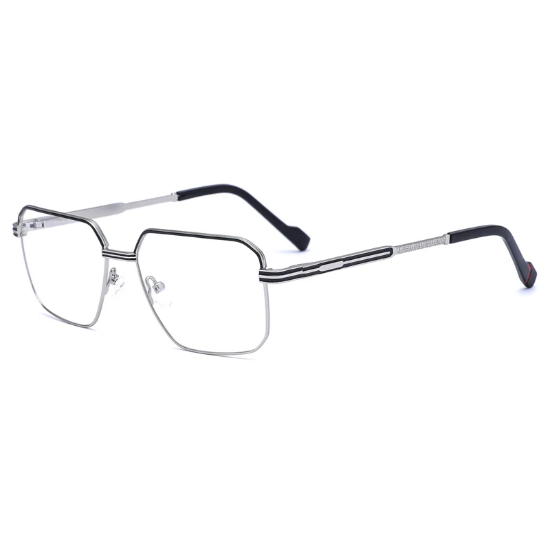 WHEF-CH8811 New Arrival Men Classic Retro Metal Eyeglasses Frames for All Face Eyewear Spectacles with Spring Tip Temple
