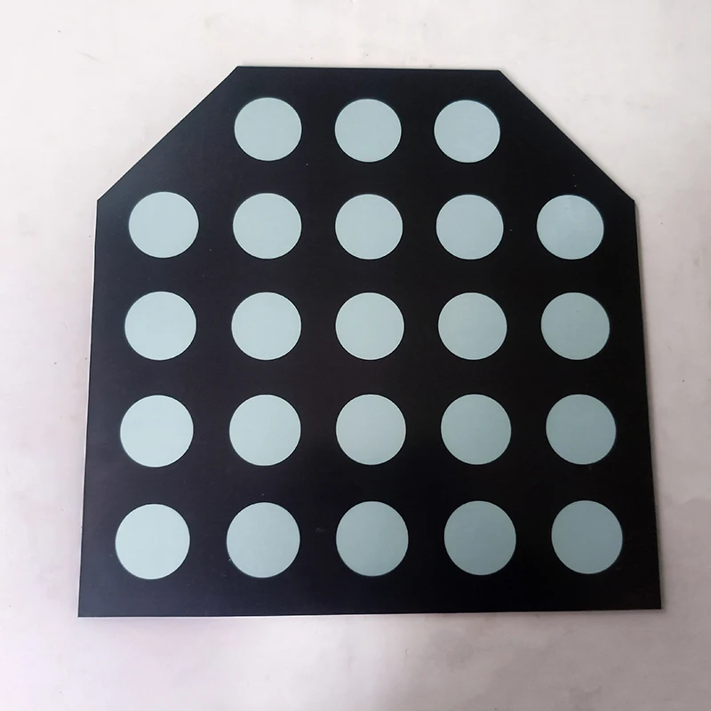 Detalle del objetivo para máquina de alineación 3D