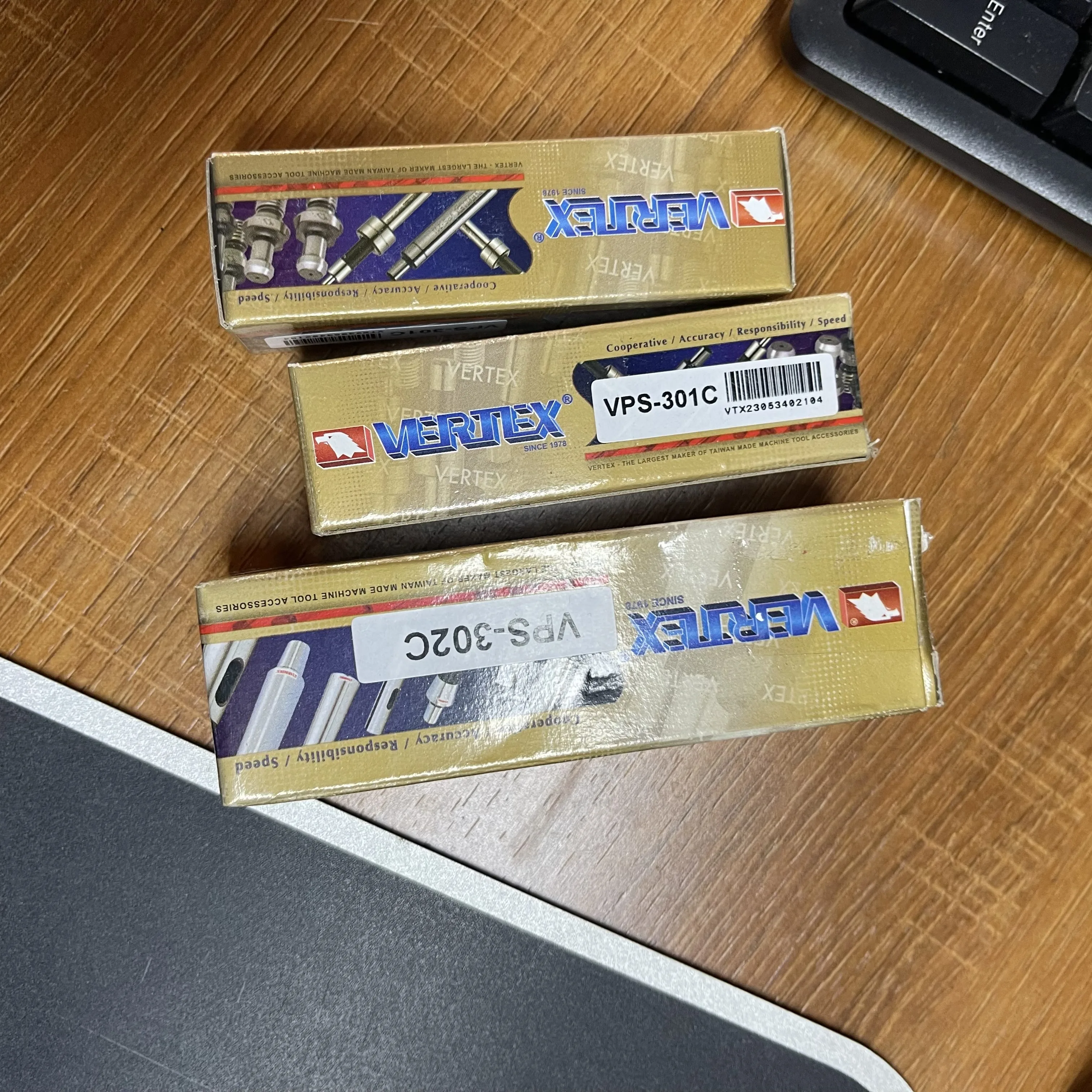 Vertex Precision Positioning Pins VPS-301C、VPS-302C